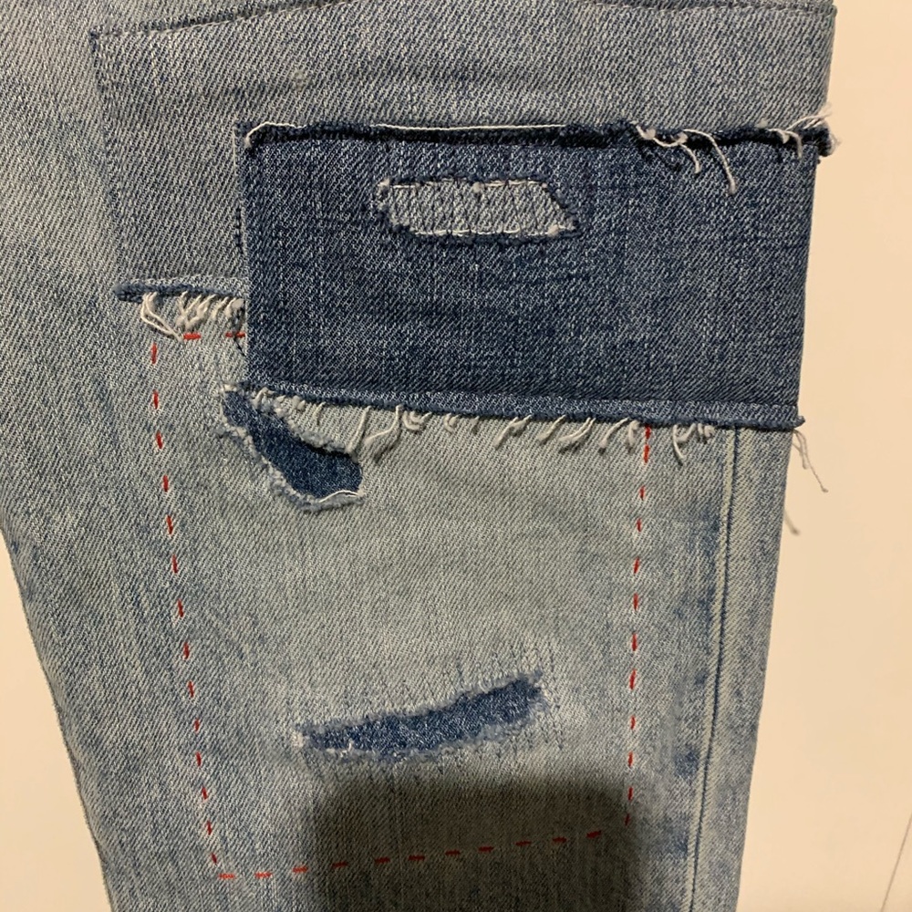 Polo Ralph Lauren Avery Boyfriend Patchwork Sz 27 - Picture 4 of 8